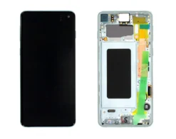 OLED Touchscreen - Green, Galaxy S10; SM-G973F - Original (varuosa)