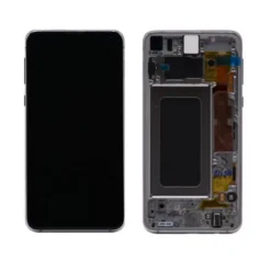 OLED Touchscreen - White, Galaxy S10e; SM-G970F - Original (varuosa)