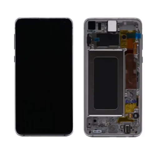 OLED Touchscreen - White, Galaxy S10e; SM-G970F - Original (varuosa)