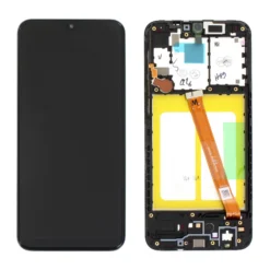 LCD Touchscreen - Black, Galaxy A20e; SM-A202F - Original (varuosa)