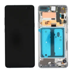 OLED Touchscreen - Silver, Galaxy S10 (5G); SM-G976 - Original (varuosa)