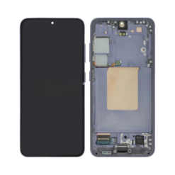OLED Touchscreen (incl. pre-assembled frame) - Cobalt Violet, Galaxy S24; SM-S921 - Original (varuosa)