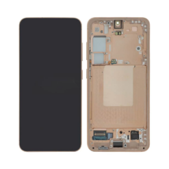 OLED Touchscreen (incl. pre-assembled frame) - Amber Yellow, Galaxy S24; SM-S921 - Original (varuosa)