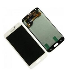 OLED Touchscreen - White (incl. adhesive), Galaxy S5 / S5 Plus; SM-G900F - Original (varuosa)