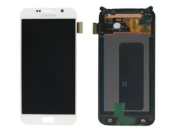 OLED Touchscreen - White (incl. adhesive), Galaxy S6; SM-G920 - Original (varuosa)