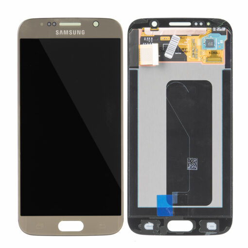 OLED Touchscreen (incl. adhesive) - Gold, Galaxy S6; SM-G920 - Original (varuosa)