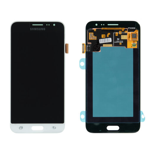 LCD Touchscreen - White (incl. adhesive), Galaxy J3 (2016); SM-J320 - Original (varuosa)