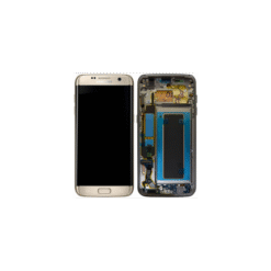 OLED Touchscreen (excl. adhesive) - Gold, Galaxy S7 Edge; SM-G935 - Original (varuosa)