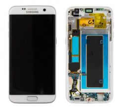 OLED Touchscreen - White (excl. adhesive), Galaxy S7 Edge; SM-G935 - Original (varuosa)