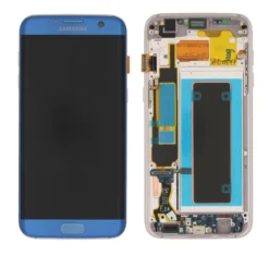 OLED Touchscreen (excl. adhesive) - Blue, Galaxy S7 Edge; SM-G935 - Original (varuosa)