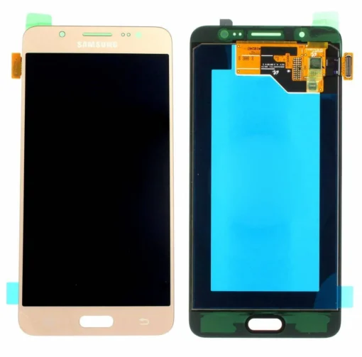 OLED Touchscreen (incl. adhesive) - Gold, Galaxy J5 (2016); SM-J510 - Original (varuosa)