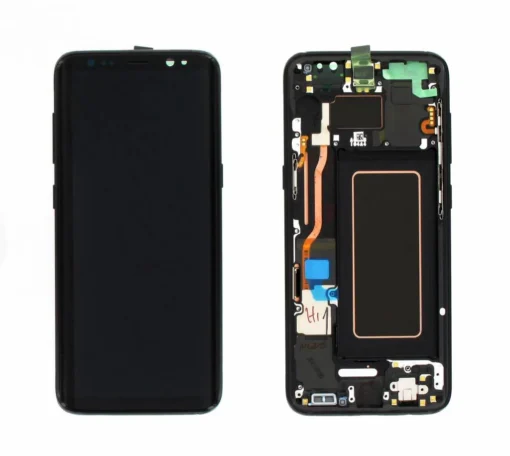 OLED Touchscreen (excl. adhesive) - Black, Galaxy S8; SM-G950 - Original (varuosa)