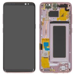 OLED Touchscreen - Pink (excl. adhesive), Galaxy S8; SM-G950 - Original (varuosa)