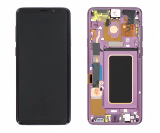OLED Touchscreen - Purple (excl. adhesive), Galaxy S9+; SM-G965F - Original (varuosa)