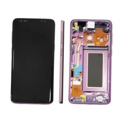 OLED Touchscreen - Purple, Galaxy S9; SM-G960F - Original (varuosa)