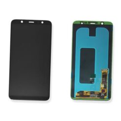 OLED Touchscreen - Black, Galaxy A6+ (2018); SM-A605FN/DS - Original (varuosa)