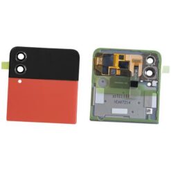 OLED Touchscreen (outer) - Red, Galaxy Z Flip4, SM-F721B - Original (varuosa)