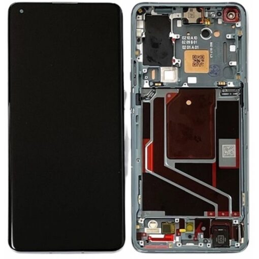 LCD Touchscreen (Refurb & incl. frame) - Black, OnePlus 9 Pro - Refurbished (varuosa)