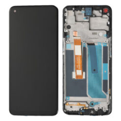 LCD Touchscreen (Refurb & incl. frame) - Black, OnePlus Nord N10 - Refurbished (varuosa)