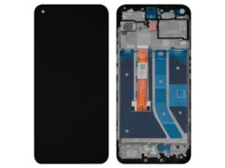 LCD Touchscreen (Refurb & incl. frame) - Black, OnePlus Nord N100 - Refurbished (varuosa)