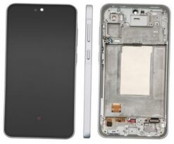 LCD screen Samsung A366 A36 5G with touch screen and frame Awesome Lavender original (service pack)