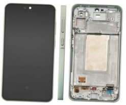 LCD screen Samsung A366 A36 5G with touch screen and frame Awesome Lime original (service pack)