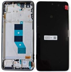 LCD screen Xiaomi Poco M7 Pro 5G with touch screen with frame Green original (service pack)