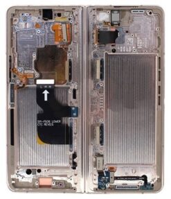 Middle housing Samsung F936 Z Fold4 5G Beige originalus (used Grade B)