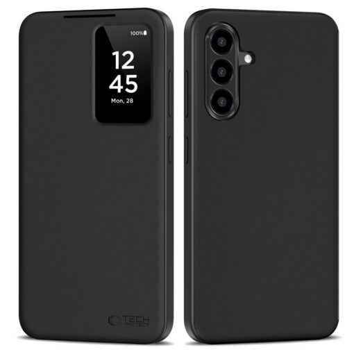 Kaitseümbris kaanega Smart Wallet, Samsung Galaxy A56 5G, must, Tech-Protect