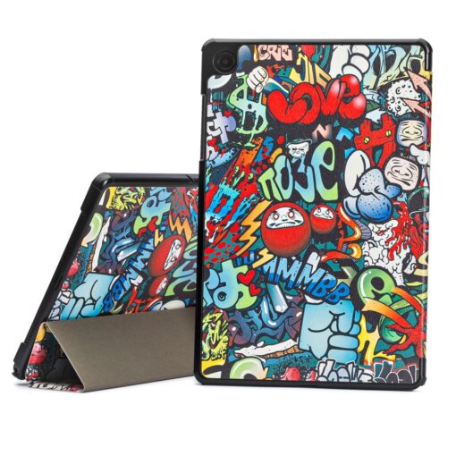 Telefoniümbris Reach Smart Leather Samsung X210/X215/X216 Tab A9 Plus 11.0 graffiti - Image 2