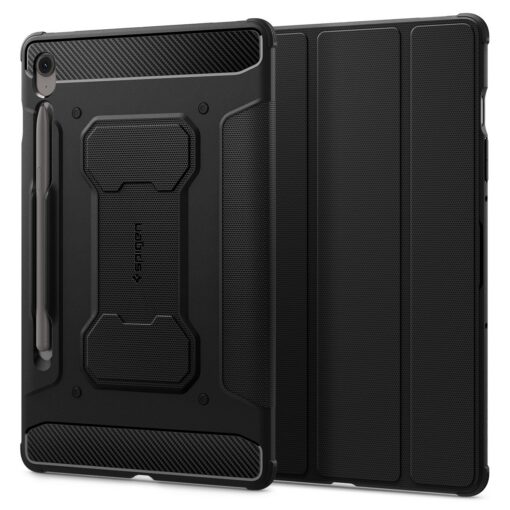 Kaitsekaaned Rugged Armor Pro, Samsung Galaxy Tab S10 FE+, must, Spigen - Image 2
