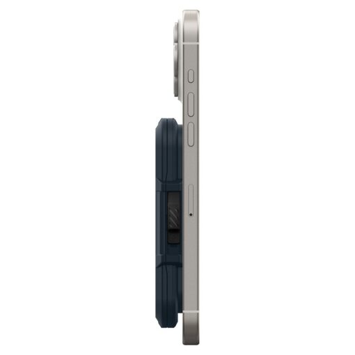 MagSafe kaarditasku Lock Fit (MagFit), magnetkinnitusega, sinakashall, Spigen - Image 6