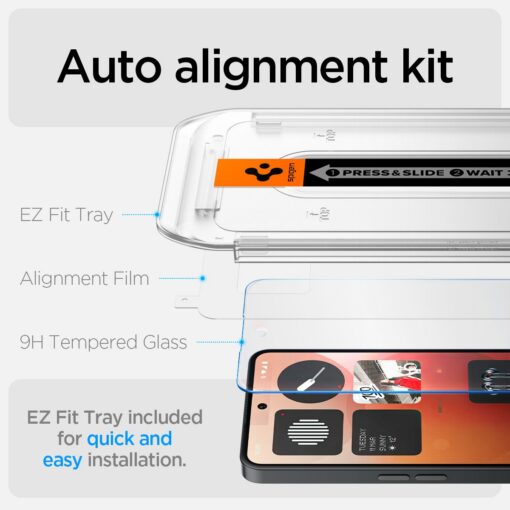 Kaitseklaas Glas.tR EZ Fit, Nothing Phone (3a) / (3a) Pro, Spigen - Image 3