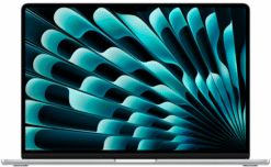 Apple MacBook Air 15" (2024) (M3 8-Core CPU, 10-Core GPU, 8GB RAM, 256GB SSD, INT) Silver - (uus)
