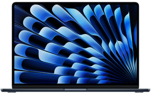Apple MacBook Air 15" (2025) (M4 10-Core CPU, 10-Core GPU, 24GB RAM, 512GB SSD, INT) Midnight - (uus)