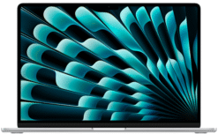 Apple MacBook Air 15" (2025) (M4 10-Core CPU, 10-Core GPU, 16GB RAM, 256GB SSD, INT) Silver - (uus)