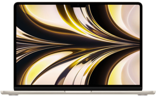 Apple MacBook Air 13" (2022) (M2 8-Core CPU, 8-Core GPU, 8GB RAM, 256GB SSD, INT) Starlight - (uus)
