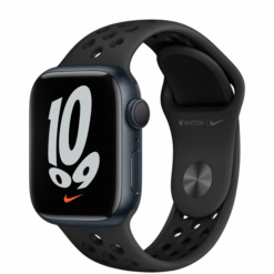Apple Watch Nike Series 7 GPS 41mm Midnight Aluminum Case with Anthracite/Black Nike Sport Band - (uus)