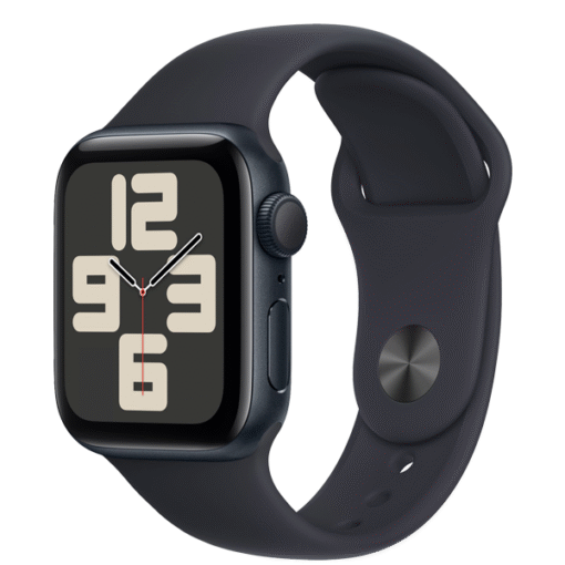 Apple Watch SE (2023) GPS + Cellular 40mm Midnight Aluminum Case with Midnight Sport Band - S/M - (uus)