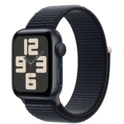Apple Watch SE (2024) GPS 40mm Midnight Aluminum Case with Ink Sport Loop - (uus)