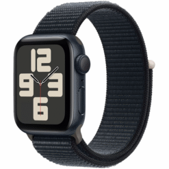 Apple Watch SE (2024) GPS 44mm Midnight Aluminum Case with Ink Sport Loop - (uus)