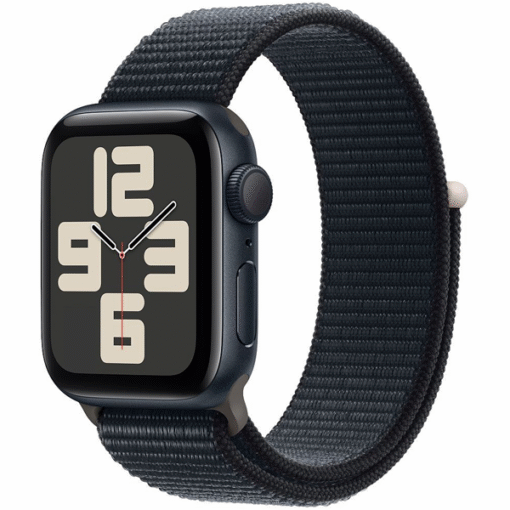 Apple Watch SE (2024) GPS + Cellular 44mm Midnight Aluminum Case with Ink Sport Loop - (uus)
