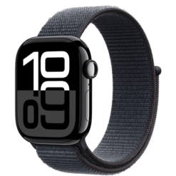 Apple Watch Series 10 GPS 42mm Jet Black Aluminum Case with Ink Sport Loop - (uus)