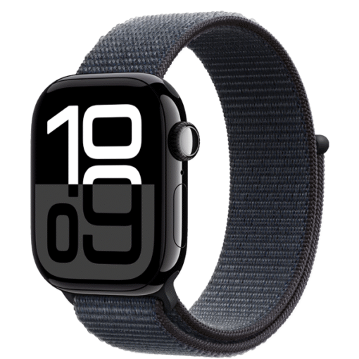 Apple Watch Series 10 GPS 42mm Jet Black Aluminum Case with Ink Sport Loop - (uus)