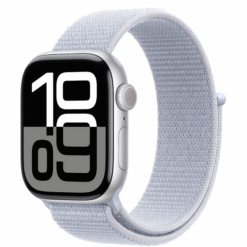 Apple Watch Series 10 GPS 42mm Silver Aluminum Case with Blue Cloud Sport Loop - (uus)