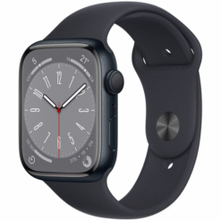 Apple Watch Series 8 GPS + Cellular 45mm Midnight Aluminum Case with Midnight Sport Band - (uus)