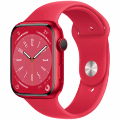 Apple Watch Series 8 GPS + Cellular 45mm Red Aluminum Case with Red Sport Band - (uus)