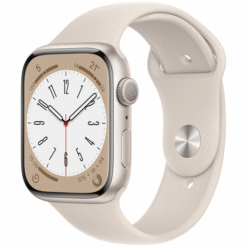 Apple Watch Series 8 GPS + Cellular 45mm Starlight Aluminum Case with Starlight Sport Band - (uus)
