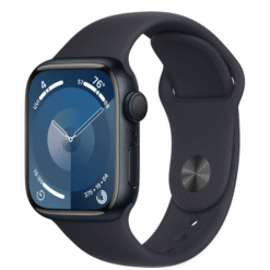 Apple Watch Series 9 GPS 41mm Midnight Aluminum Case with Midnight Sport Band - M/L - (uus)