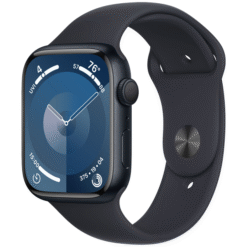 Apple Watch Series 9 GPS 45mm Midnight Aluminum Case with Midnight Sport Band - M/L - (uus)